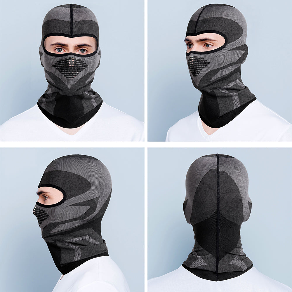 Motorcycle Balaclava Full Face Mask in various colors, designed for breathability and wind protection during outdoor activities.