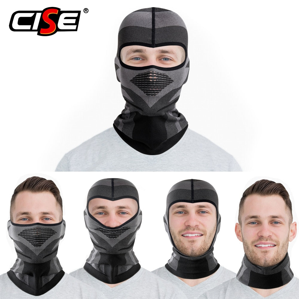 Motorcycle Balaclava Full Face Mask in various colors, designed for breathability and wind protection during outdoor activities.