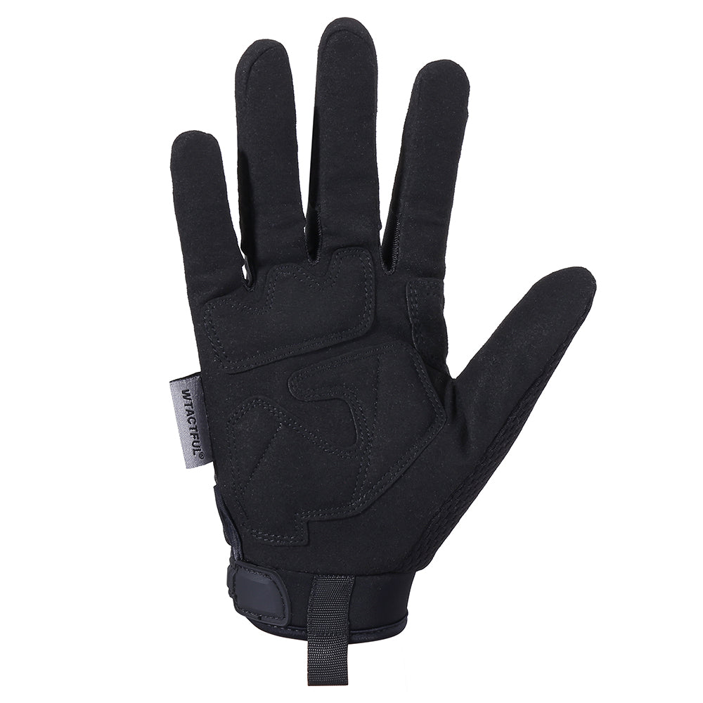 Motorcycle full finger gloves featuring rubber protection, designed for enduro racing and biking, showcasing a durable and stylish design.