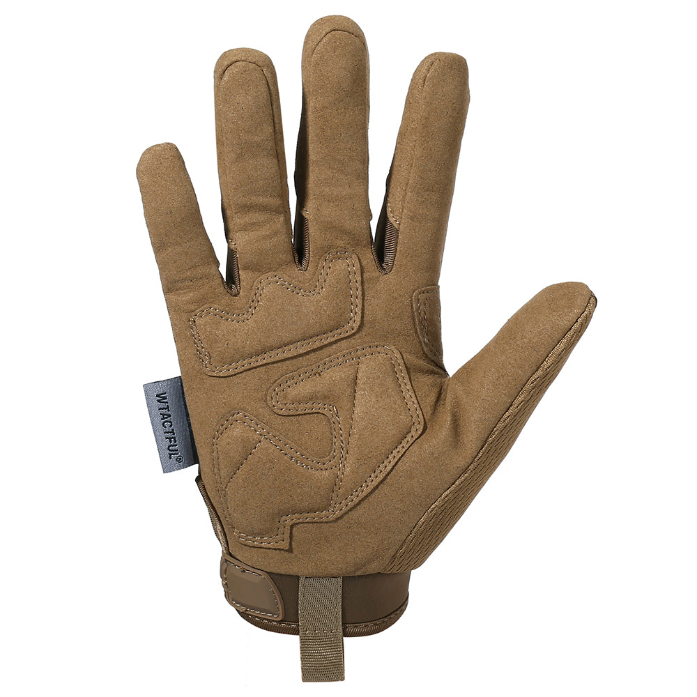 Motorcycle full finger gloves featuring rubber protection, designed for enduro racing and biking, showcasing a durable and stylish design.