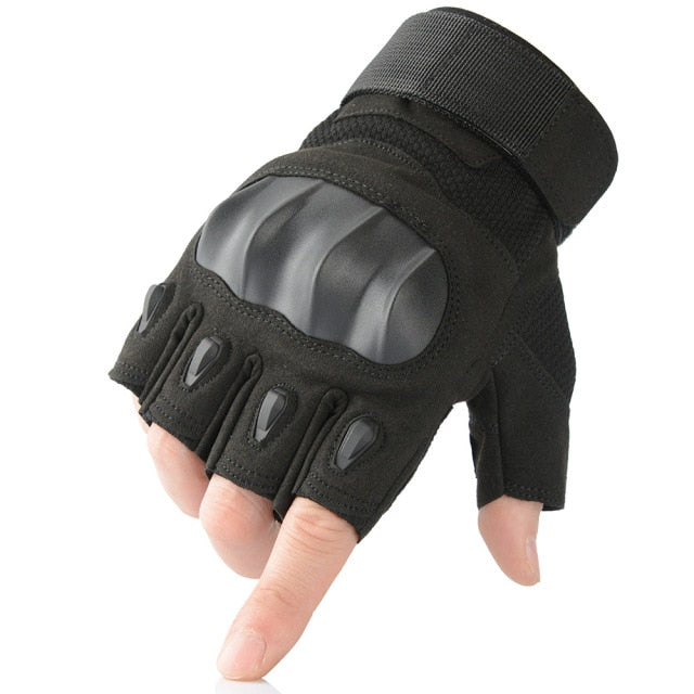 Motorcycle full finger gloves featuring rubber protection, designed for enduro racing and biking, showcasing a durable and stylish design.