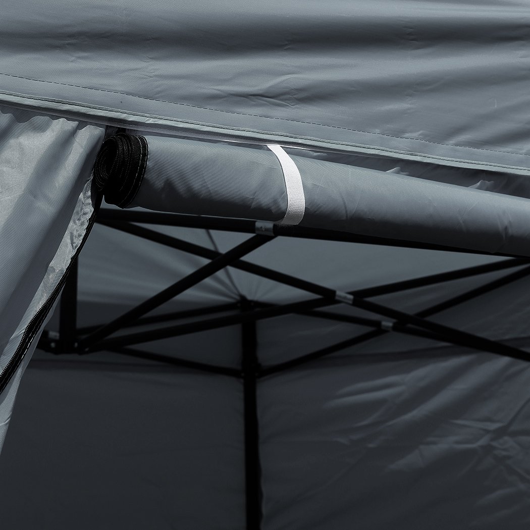 Mountview Gazebo Tent 3x6 featuring a sturdy steel frame and waterproof fabric, ideal for outdoor events and camping.