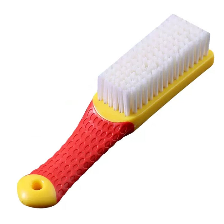 Multi-Function Not Hurt Shoes Nano Brush with curved handle and soft bristles for gentle shoe cleaning.