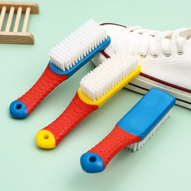 Multi-Function Not Hurt Shoes Nano Brush with curved handle and soft bristles for gentle shoe cleaning.