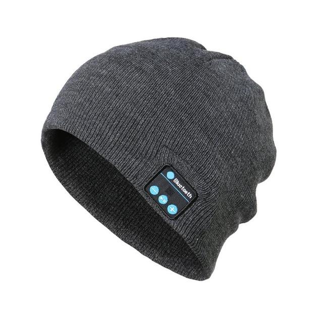 A stylish Musical Beanie Bluetooth Hat in various colors, featuring built-in speakers and a microphone for hands-free calling and music control.