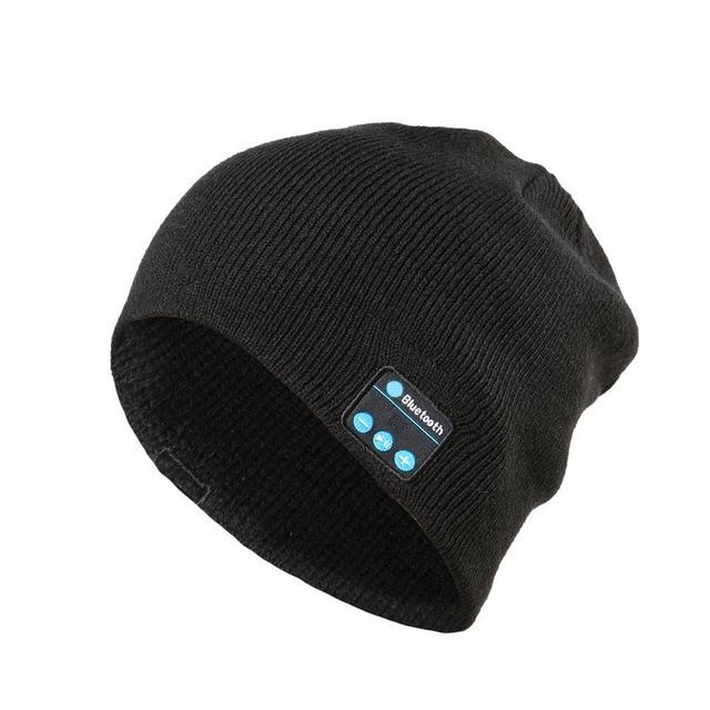 A stylish Musical Beanie Bluetooth Hat in various colors, featuring built-in speakers and a microphone for hands-free calling and music control.