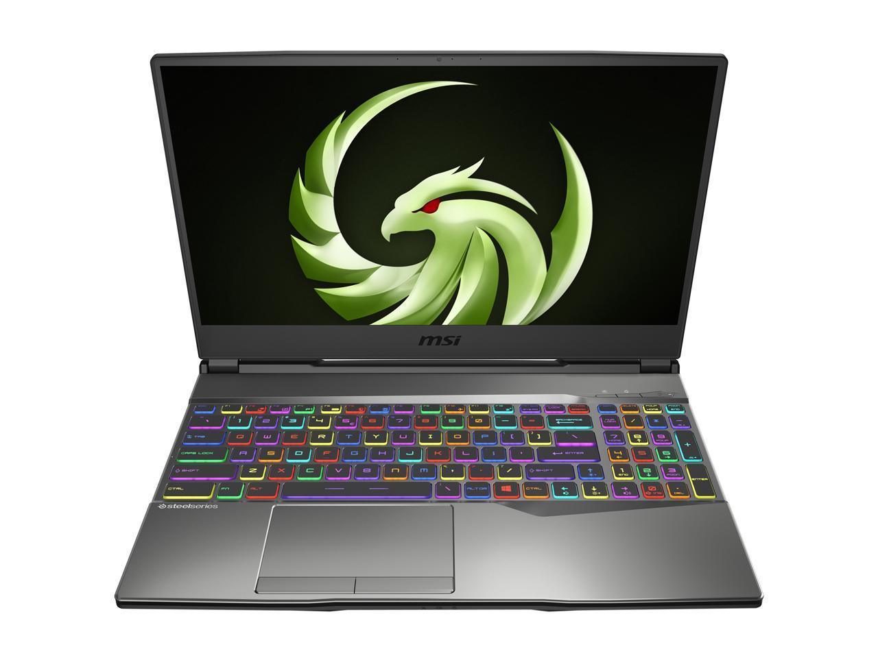 MSI Alpha 15 A4DEK-005 gaming laptop showcasing its sleek design and 15.6-inch display.