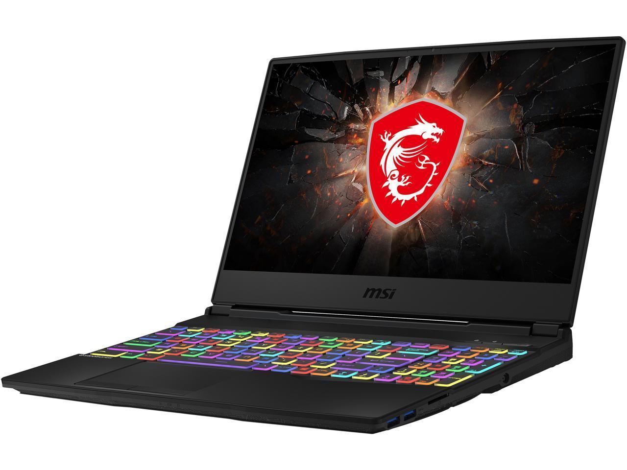 MSI GL65 Leopard 10SFSK-493 gaming laptop showcasing its sleek design and powerful specifications.