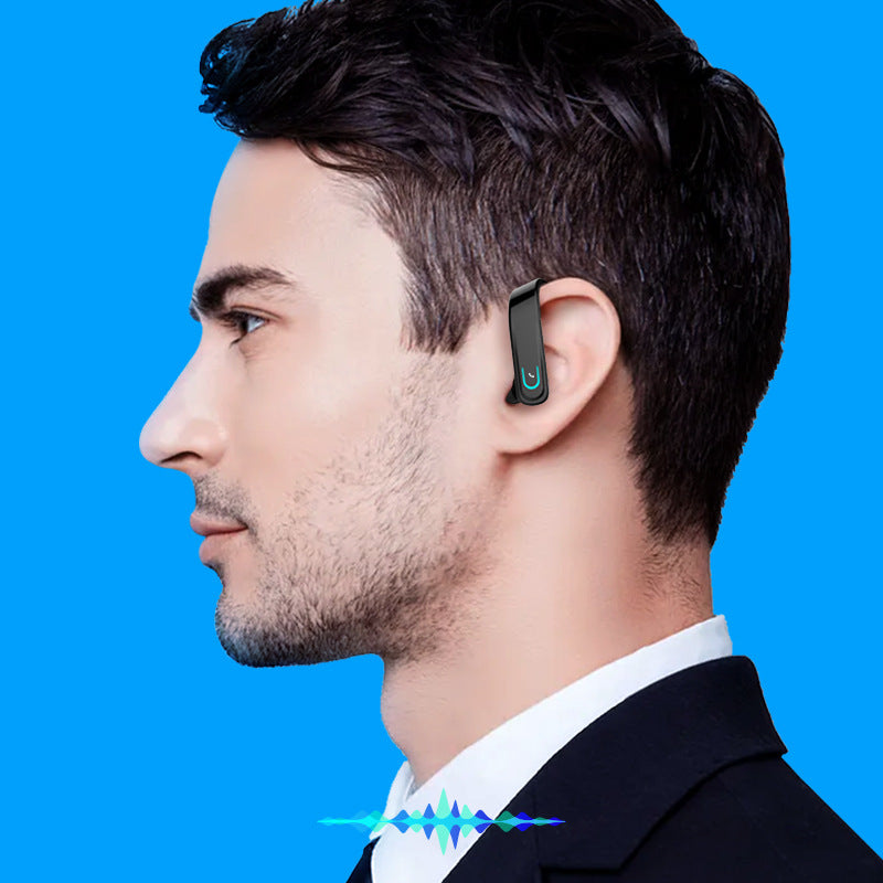 YX18 Bluetooth Headset Ear Hook showcasing its sleek design and lightweight build.