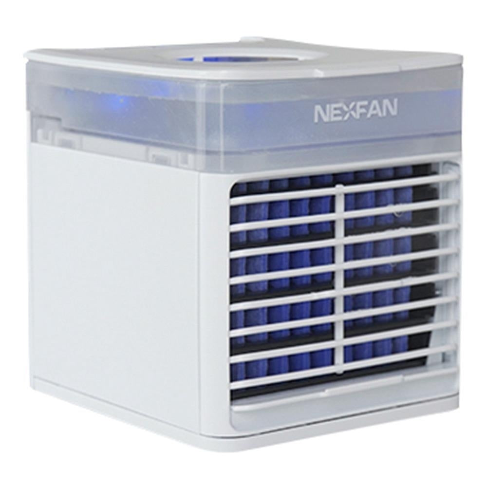 Nexfan Ultra Air Cooler with UV technology, showcasing its compact design and water tank.