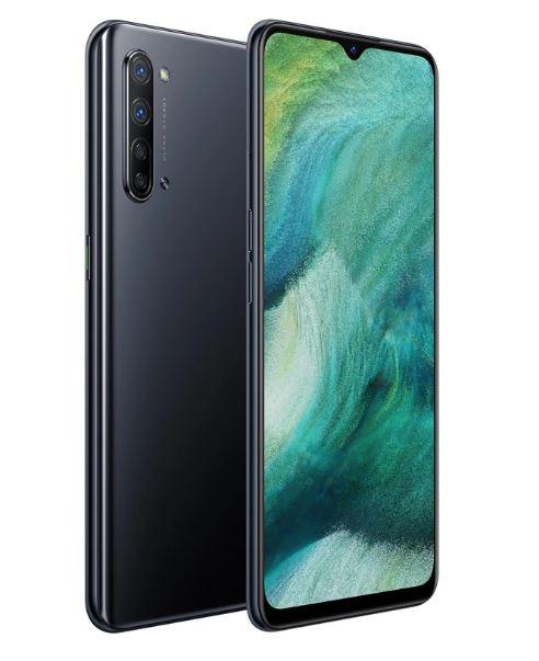 Oppo Find X2 Lite 5G smartphone in Obsidian Black with a 6.4-inch AMOLED display, showcasing its sleek design and advanced camera features.