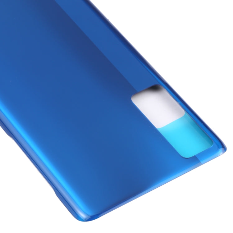 Original blue battery back cover for TCL 20 5G models T781, T781K, and T781H, showcasing its sleek design and perfect fit.