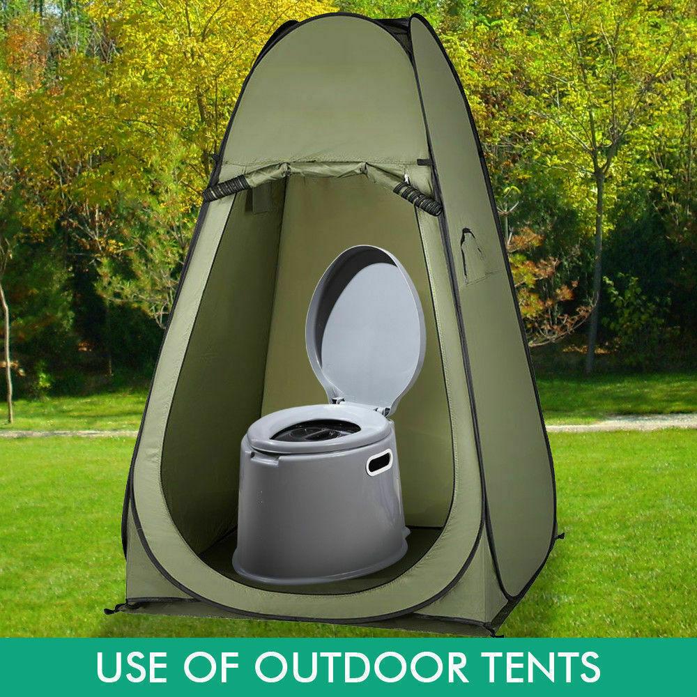 Outdoor Portable Toilet with a 6L capacity, designed for camping and travel, featuring a lightweight design and a stable base.