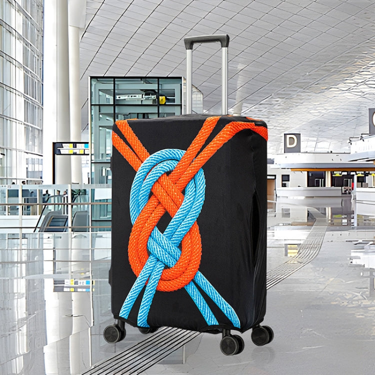 Outdoor Travel Thick Luggage Protective Cover in various sizes, made of durable polyester, designed to protect suitcases from dust and damage.