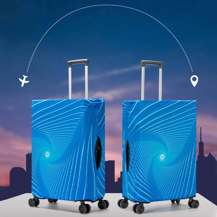 Outdoor Travel Thick Luggage Protective Cover in various sizes, made of durable polyester, designed to protect suitcases from dust and damage.