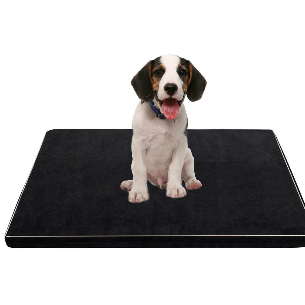 PaWz Pet Bed featuring a soft memory foam cushion with a removable black cover, designed for ultimate pet comfort.