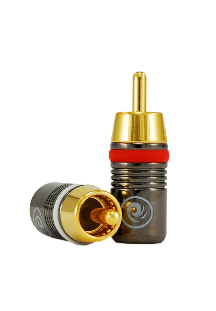 Pack of 10 Planet Waves ST Series RCA Connectors with gold-plated pins for superior audio signal transfer.