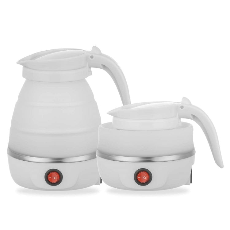 Portable Folding Silicone Electric Kettle with a sleek design, made from baby-grade silicone and stainless steel, ideal for travel and home use.