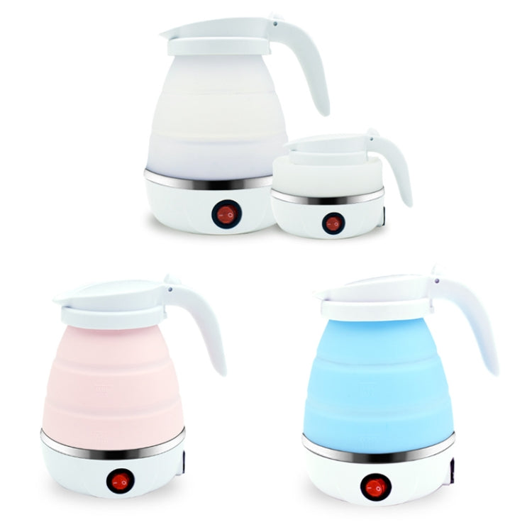 Portable Folding Silicone Electric Kettle with a sleek design, made from baby-grade silicone and stainless steel, ideal for travel and home use.