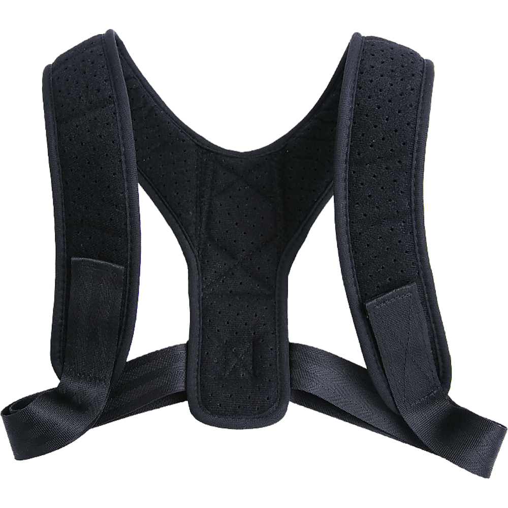 Posture Clavicle Support Corrector Brace, designed to improve posture and relieve shoulder pain, featuring adjustable straps and breathable materials.