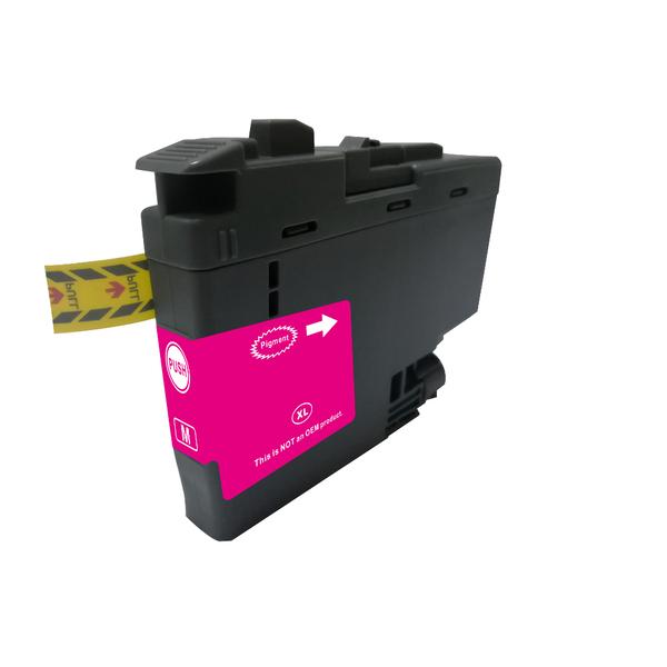 Premium Black Inkjet Cartridge replacement for Brother LC-3339M, showcasing its sleek design and high-quality ink.