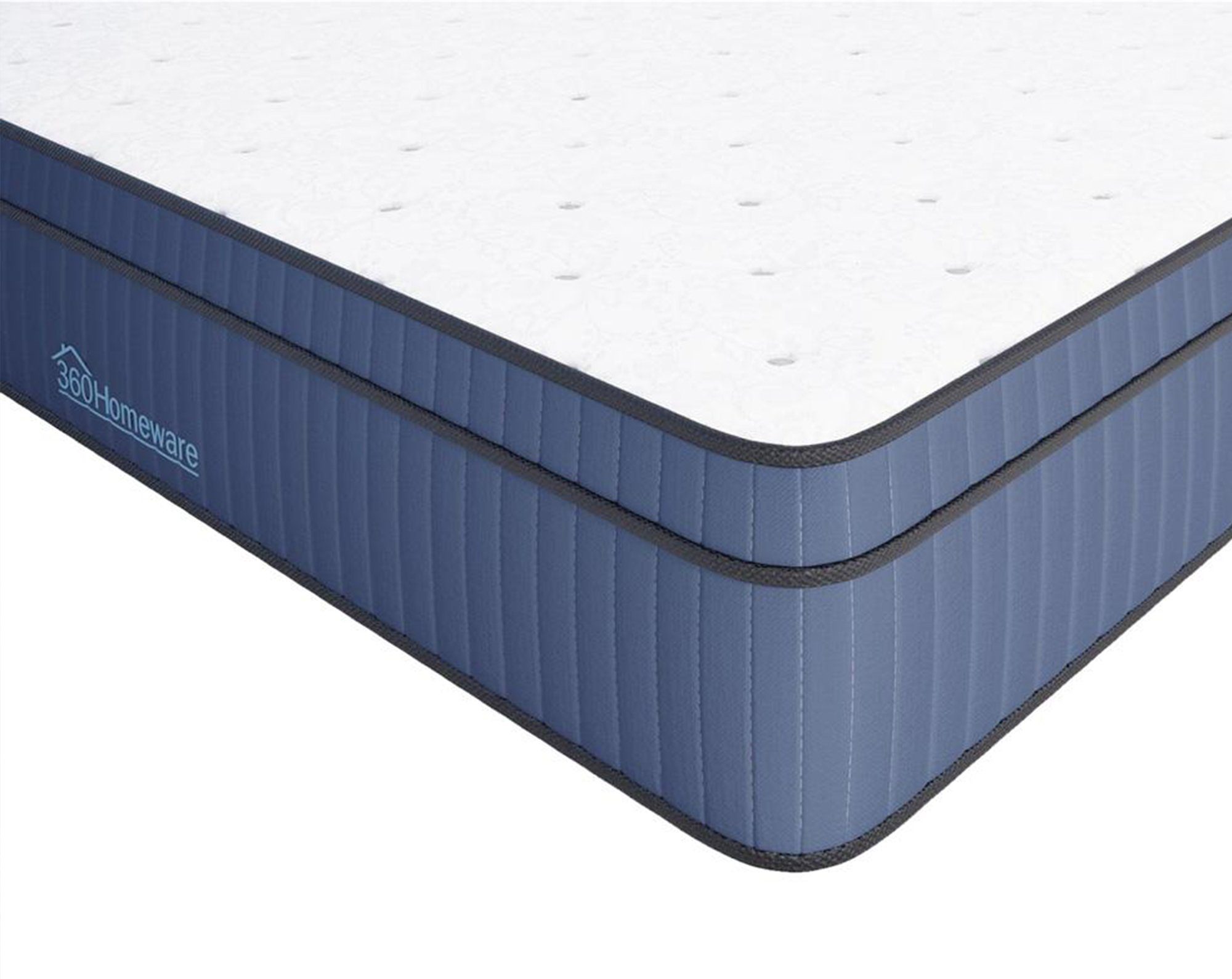 Premium Five-Zone Dual-Foam Spring Mattress Single with a medium-firm design, featuring five-zone support and hypo-allergenic materials.