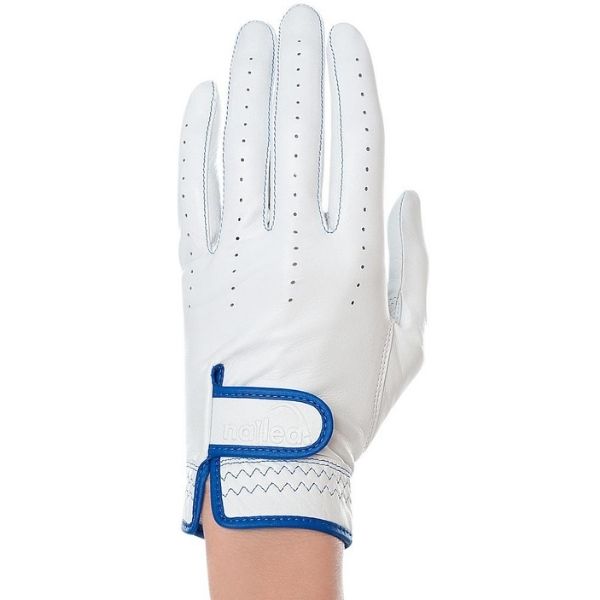 Premium Standard Golf Gloves in white, designed for women, showcasing luxurious material and perfect fit for enhanced grip.