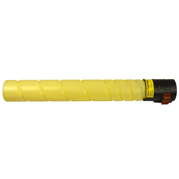 Premium Yellow Generic Toner cartridge for TN512Y, showcasing vibrant yellow color and sleek design.