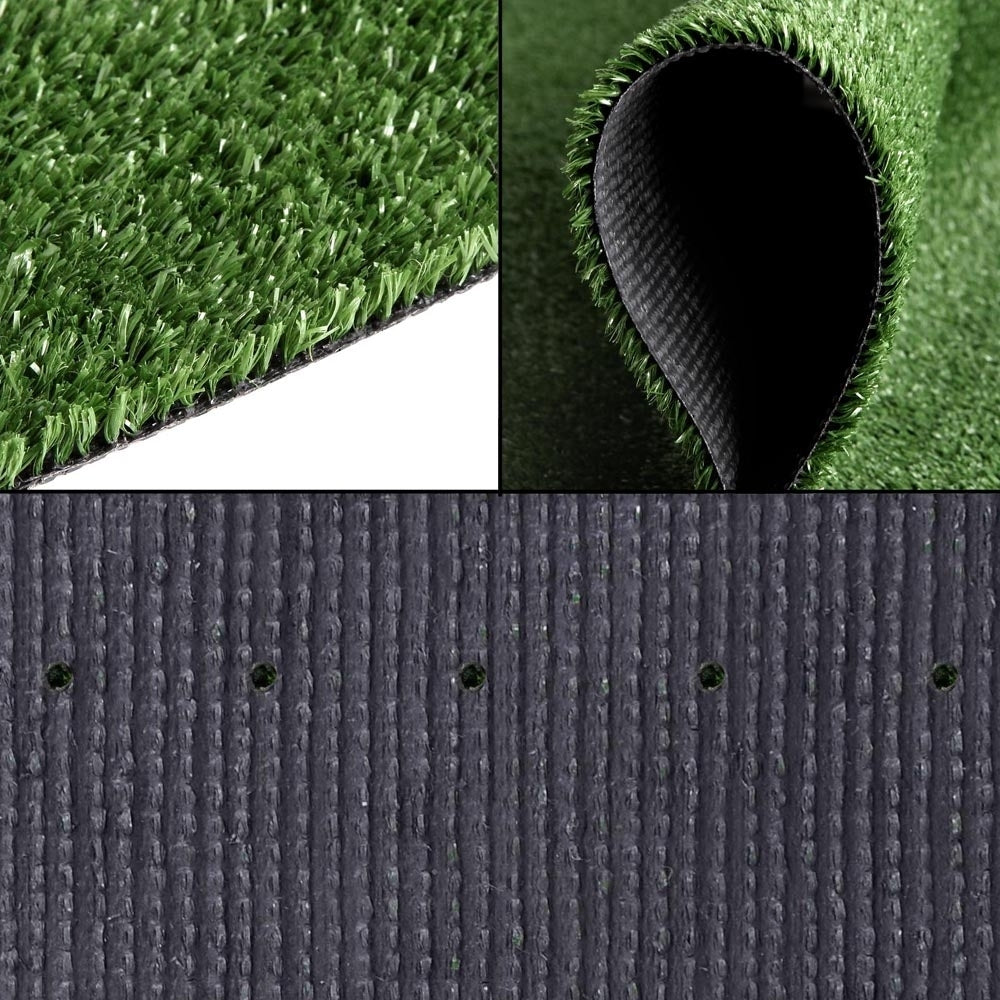 Primeturf Artificial Grass roll in olive green color, showcasing its realistic texture and lush appearance, perfect for outdoor spaces.