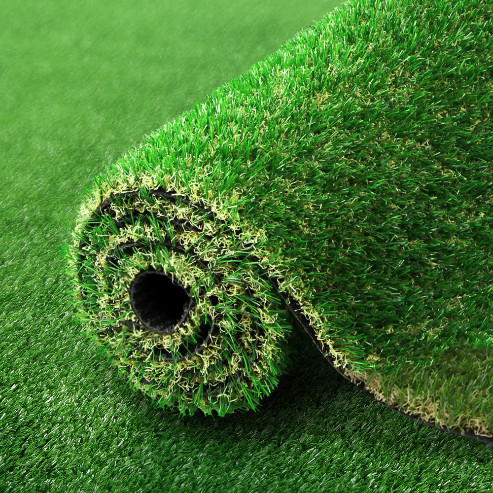 Primeturf Artificial Grass 2x5M, lush synthetic lawn with realistic hues, ideal for outdoor spaces.