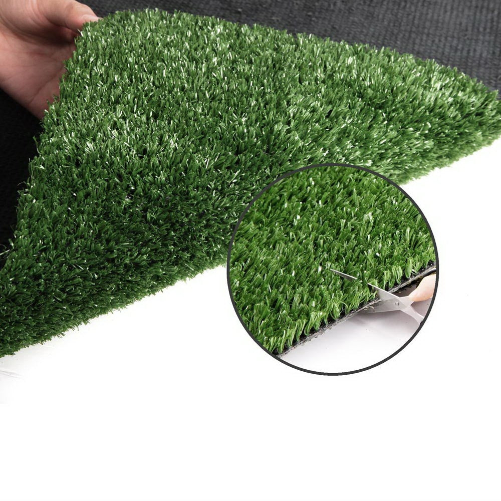 Primeturf Artificial Grass displayed in a lush green outdoor setting, showcasing its realistic texture and vibrant color.