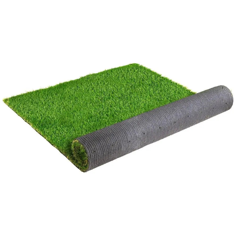 Primeturf Synthetic Grass Artificial Fake Lawn, 2m x 5m, showcasing lush green turf with a realistic appearance, ideal for outdoor spaces.