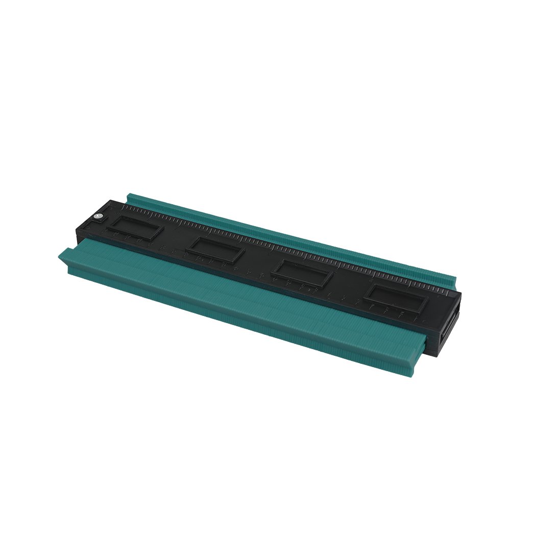 Profile Gauge Shape Contour Duplicator in green, measuring irregular shapes with precision.