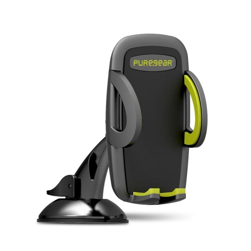 PUREGEAR Car Mount Bundle featuring a secure phone holder and adjustable design for vehicles.