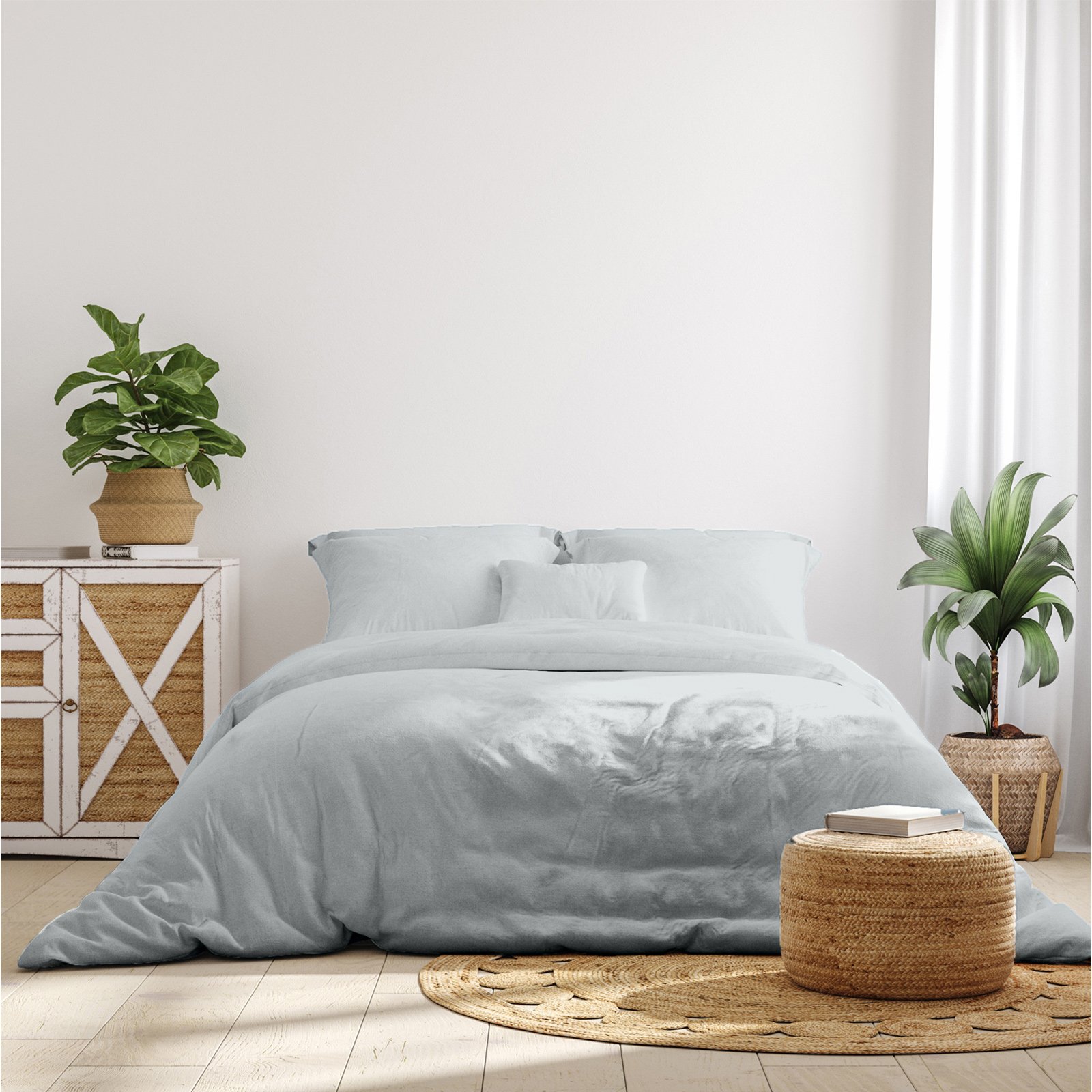 Royal Comfort 1000 Thread Count Bamboo Cotton Sheet and Quilt Cover Set featuring a luxurious blend of bamboo and cotton for ultimate comfort.