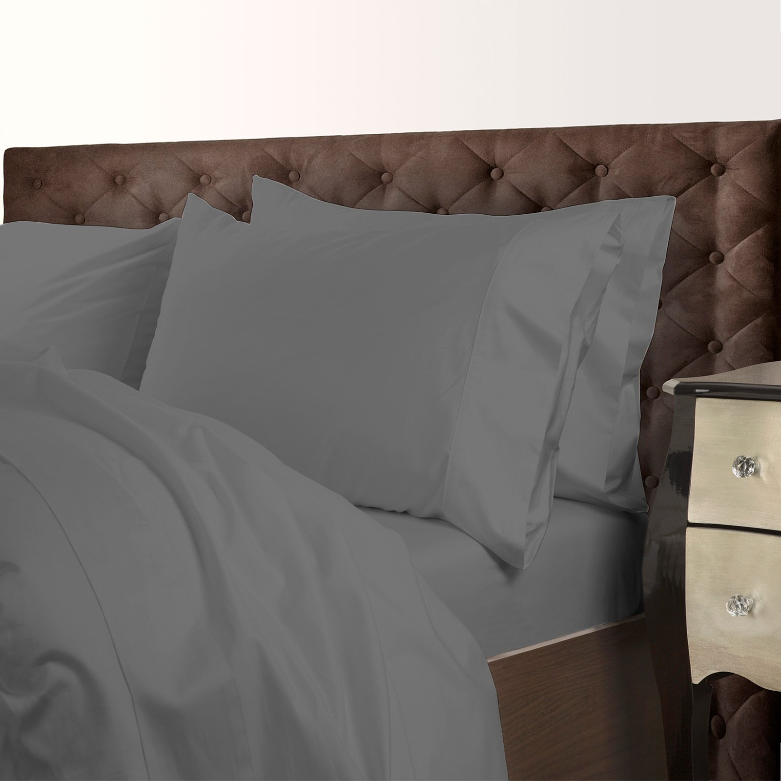 Royal Comfort 1000 Thread Count Cotton Blend Quilt Cover Set featuring a classic satin finish and luxurious design.