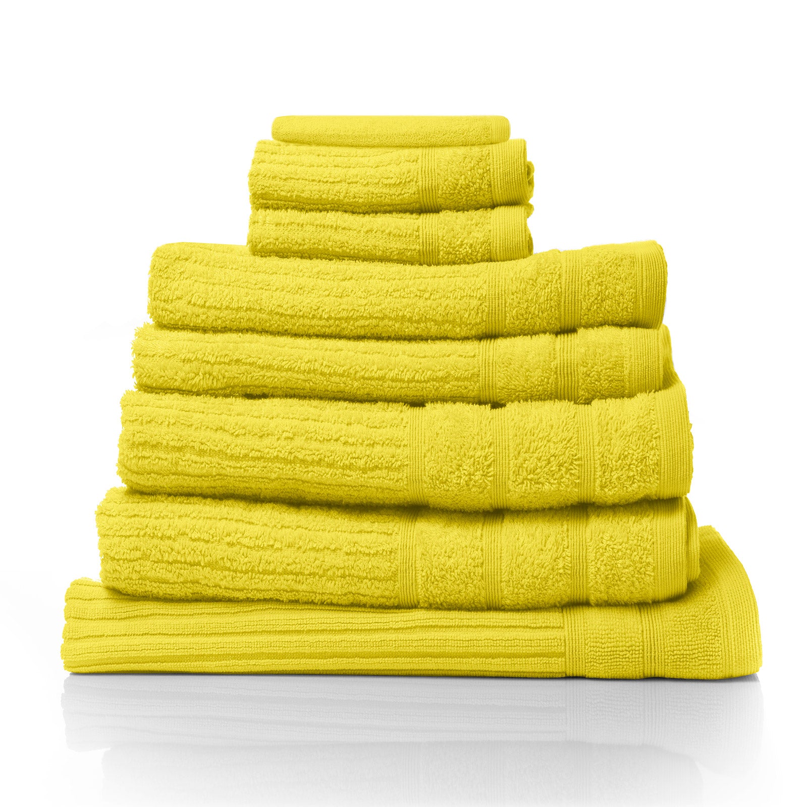 Royal Comfort Eden 600GSM 8 Piece Luxury Bath Towels set in various colors, showcasing softness and elegance.