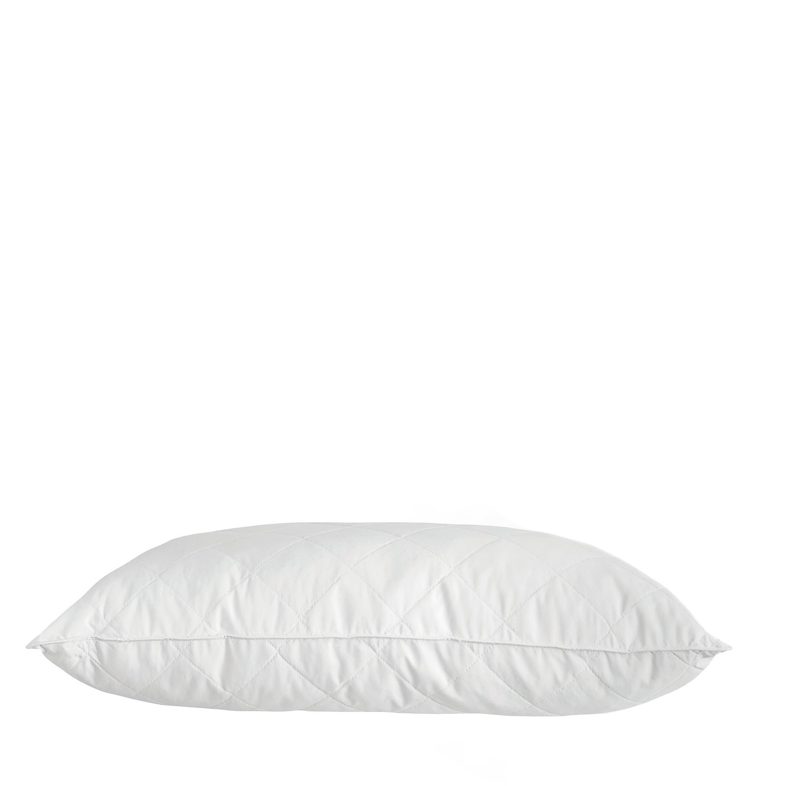 Royal Comfort Luxury Bamboo Blend Quilted Pillow with diamond quilting design, showcasing its soft cotton cover and plush filling.