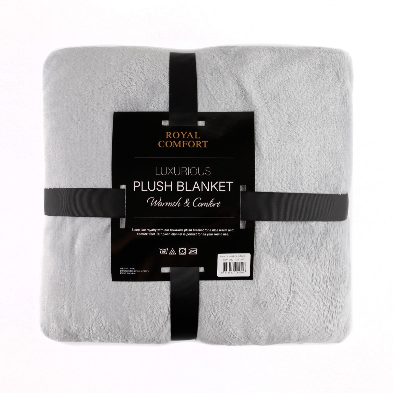 Royal Comfort Plush Blanket Throw in various colors, showcasing its soft texture and large size, perfect for cozying up during winter.