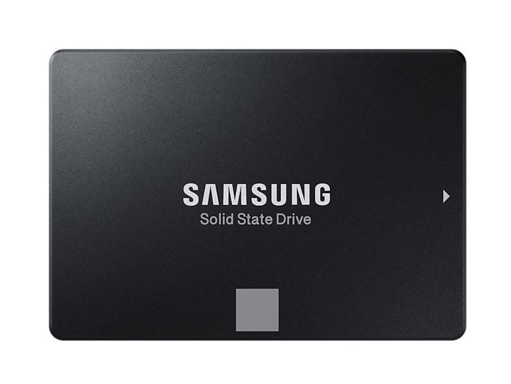 Samsung 860 EVO 1TB SSD, featuring V-NAND technology and SATA III interface, designed for high performance and reliability.