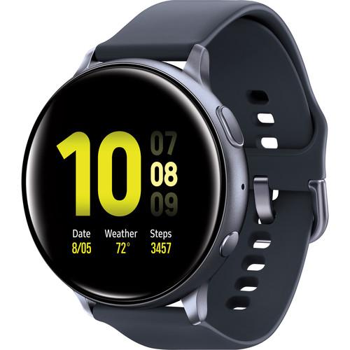 Samsung Galaxy Watch Active2 Cellular/LTE 40mm Black with a sleek design and vibrant sAMOLED display.