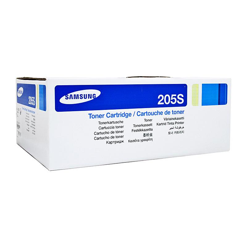 SAMSUNG MLTD205S Toner cartridge in black, designed for Samsung printers, yielding 2,000 pages.