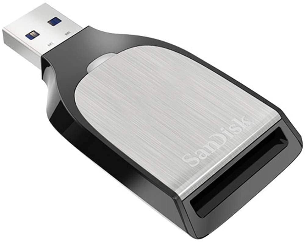 SanDisk SDDR-399-G46 Extreme PRO SD UHS-II Card Reader/Writer, compact design with USB 3.0 interface for fast data transfer.