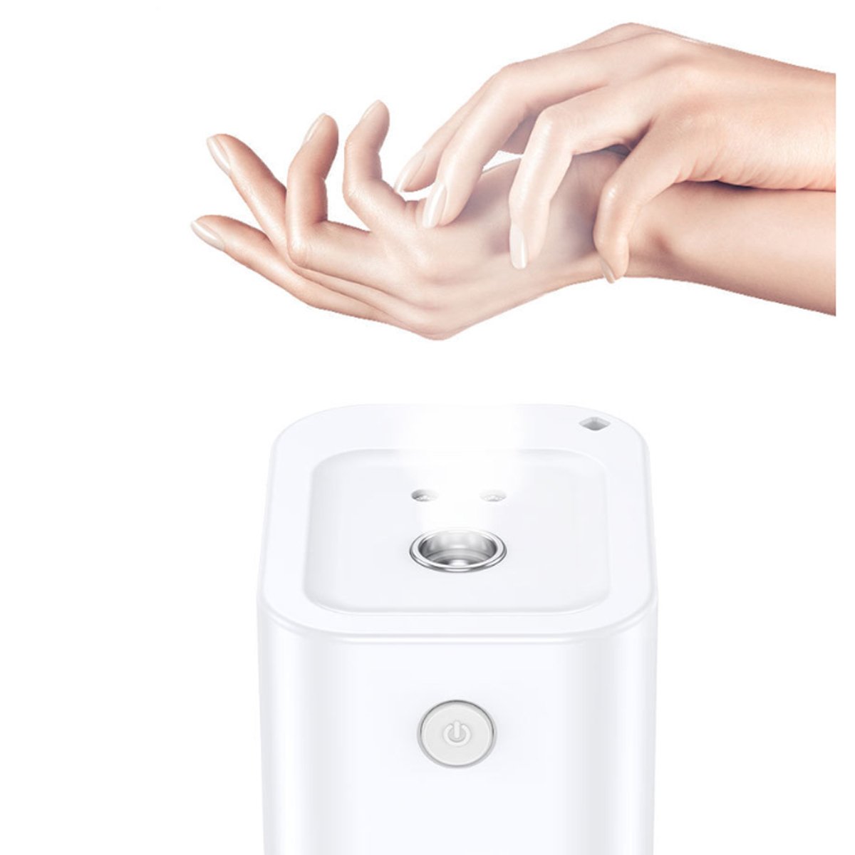 Sanispray Portable Auto Motion Sanitizer Sprayer with touchless infrared sensor and sleek design, ideal for on-the-go sanitization.