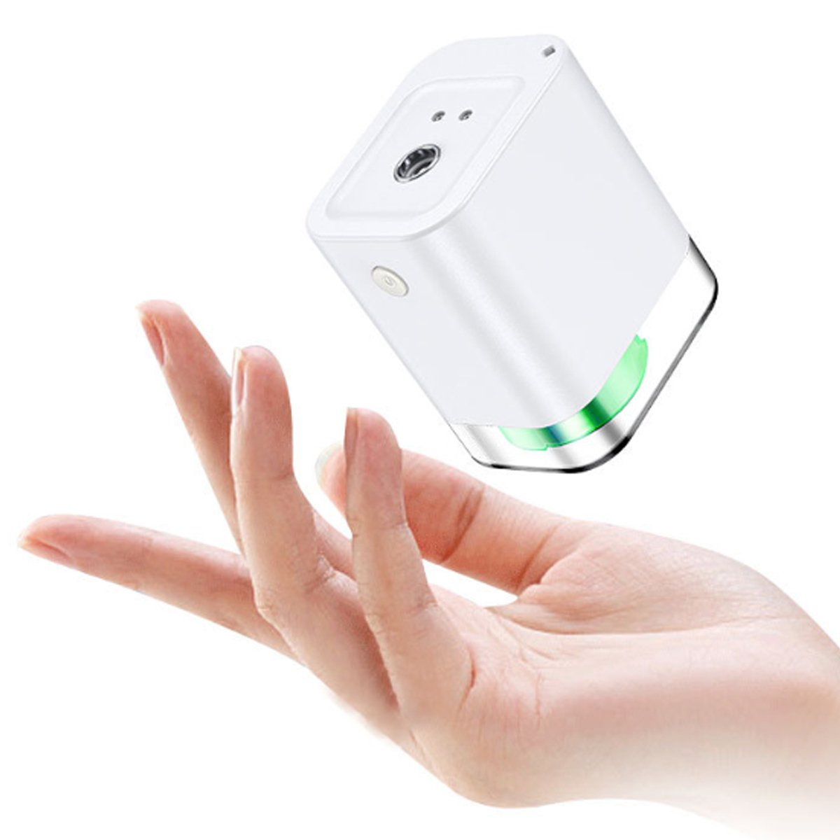 Sanispray Portable Auto Motion Sanitizer Sprayer with touchless infrared sensor and sleek design, ideal for on-the-go sanitization.