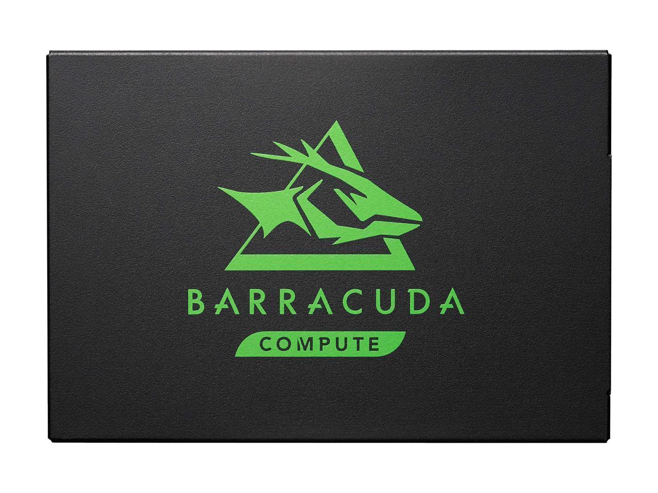 Seagate Barracuda 120 SSD 2TB Internal Solid State Drive in a sleek 2.5-inch design, ideal for desktops and laptops.