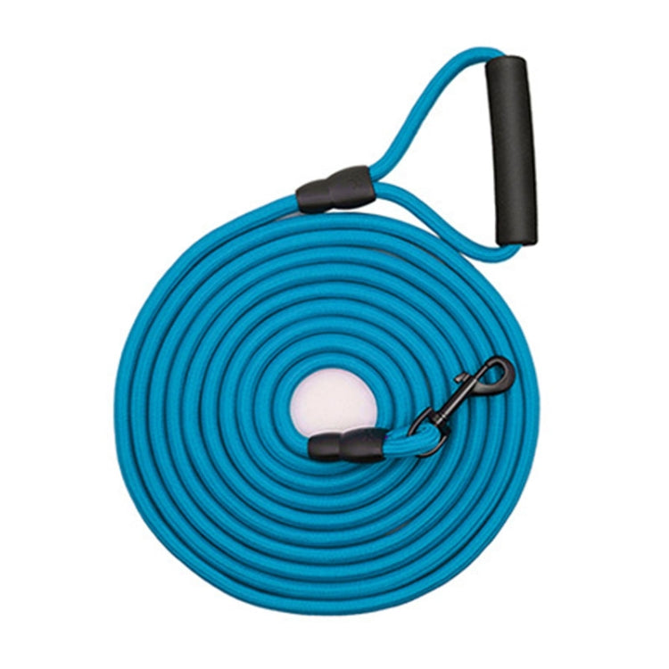 SH36 Rock Climbing Rope Pet Leash in vibrant colors, showcasing its durable nylon material and comfortable EVA foam handle.