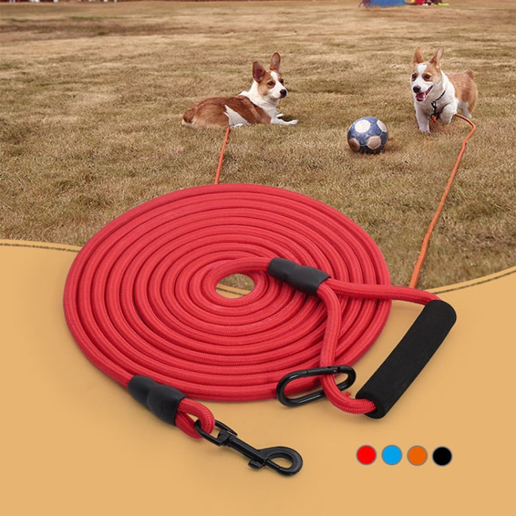 SH36 Rock Climbing Rope Pet Leash in vibrant colors, showcasing its durable nylon material and comfortable EVA foam handle.