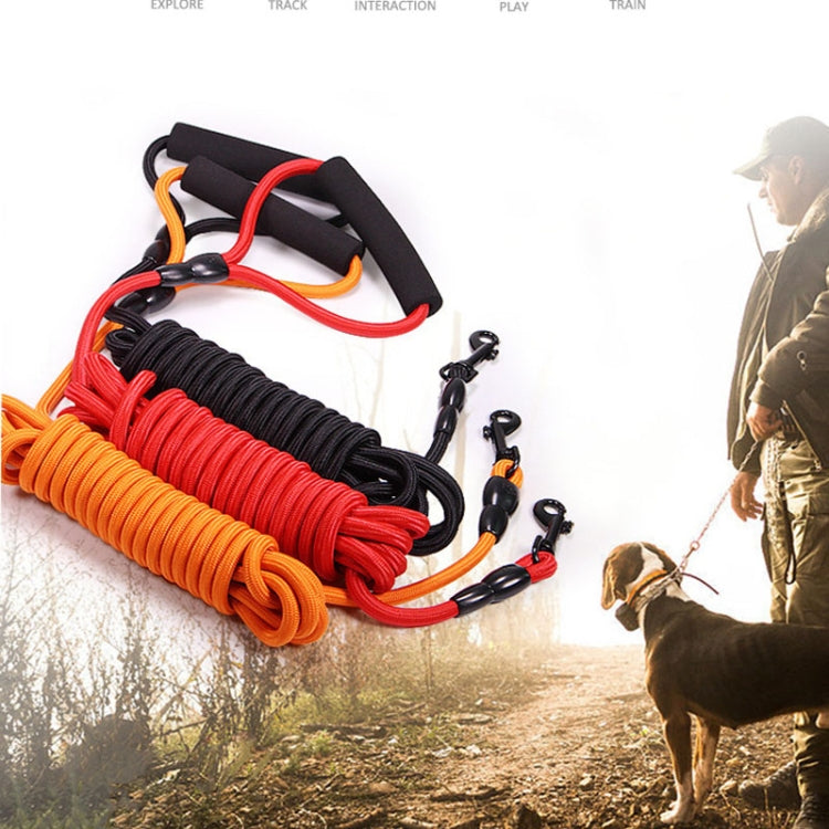 SH36 Rock Climbing Rope Pet Leash in vibrant colors, showcasing its durable nylon material and comfortable EVA foam handle.