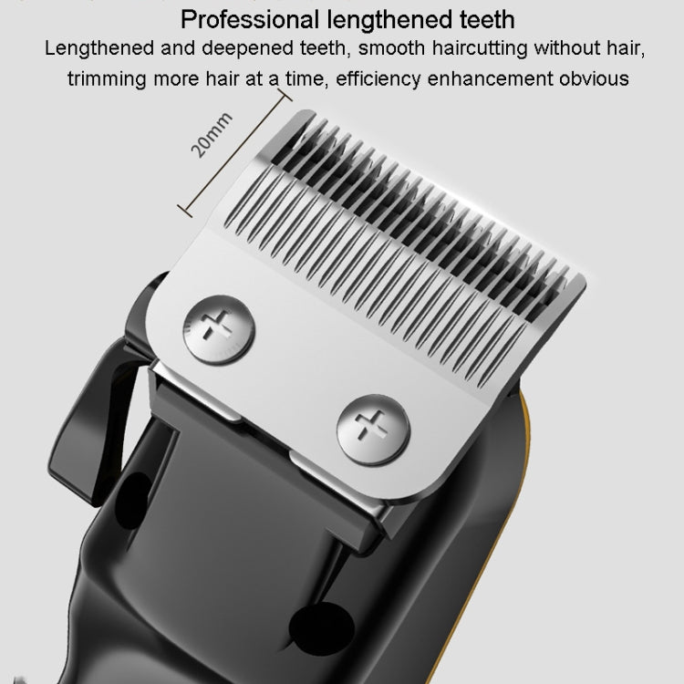 Shaver Hair Clipper Pet Electrical Pusher Grooming Machine with stainless steel blade and USB charging feature, ideal for pet grooming.